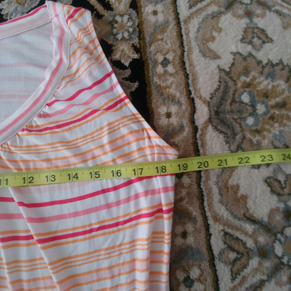 ***Ann Taylor Loft Outlet Rayon Tank Top,  Striped Medium*** - Picture 8 of 12